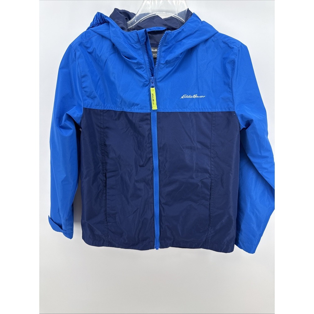 Edie Bauer Jackets Kids M 10/12 Blue‎ Green Lone Peak Fleece Lining Missing